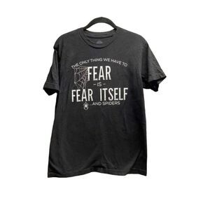 Ann Arbor women’s black spider, fear, short sleeve, T-shirt, size medium